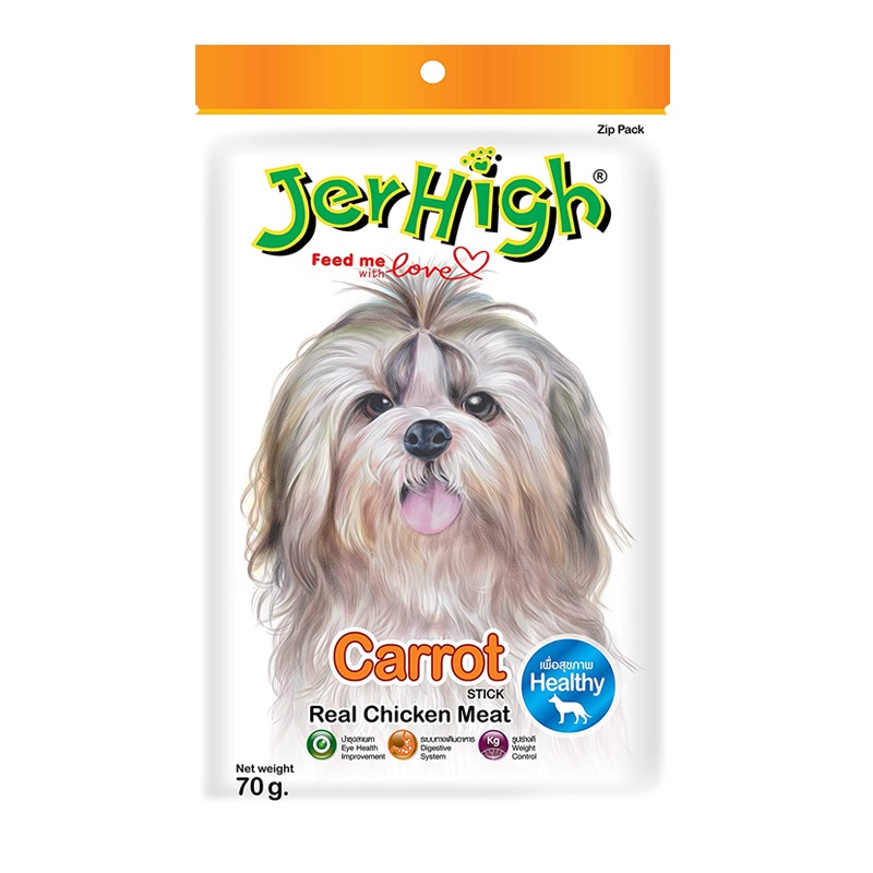 تشویقی سگ جرهای با طعم هویج