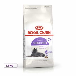 غذای خشک گربه بالغ رویال کنین مدل +7 Sterilised عقیم شده