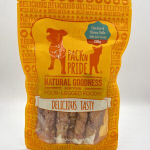 دورپیچ مغز دار مرغ و پوست خام (روهاید) برند packnpride