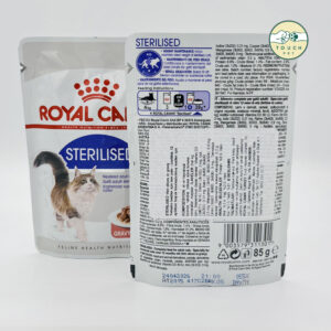 پوچ گربه سس سالسا 85گرمی Sterilised royal canin