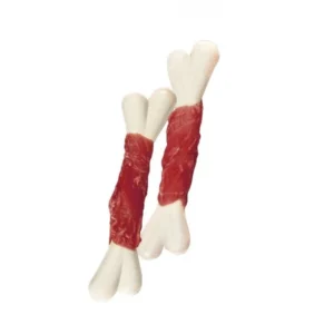 سوسیس تشویقی سگ ونپی مدل گوشت اردک jerky calcium bone twists وزن 100 گرم