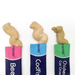 پک 6 عددی بستنی گربه درمانی فنبی (در سه طعم مرغ و ماهی و گوشت) 90 گرم