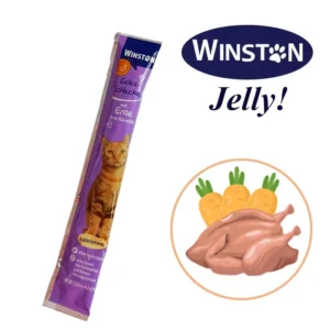 بستنی ژله ای گربه وینستون با طعم مرغ و اردک 8 عددی 120 گرم