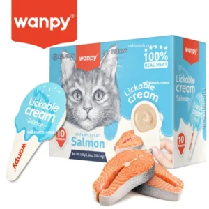 بستنی قاشقی گربه ونپی طعم سالمون بسته 10 عددی وزن  160گرم