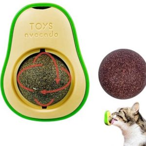 اب نبات دیواری گربه مدل اواکادو حاوی کت نیپ mint balls seny cat