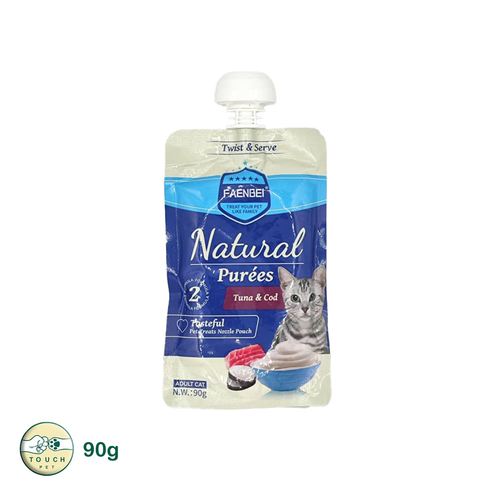 پودینگ گربه فنبی با طعم ماهی تن و ماهی کاد Fanby Cat Pudding وزن ۹۰ گرم